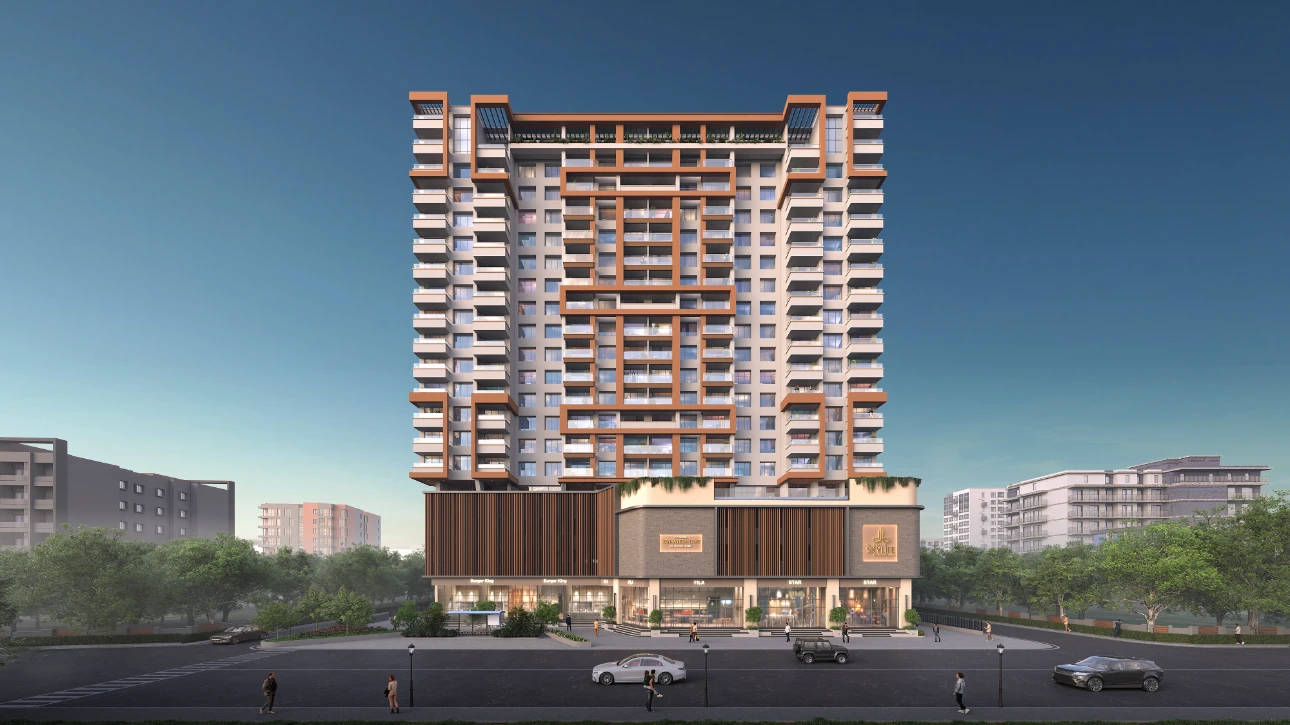 Front elevation day view
