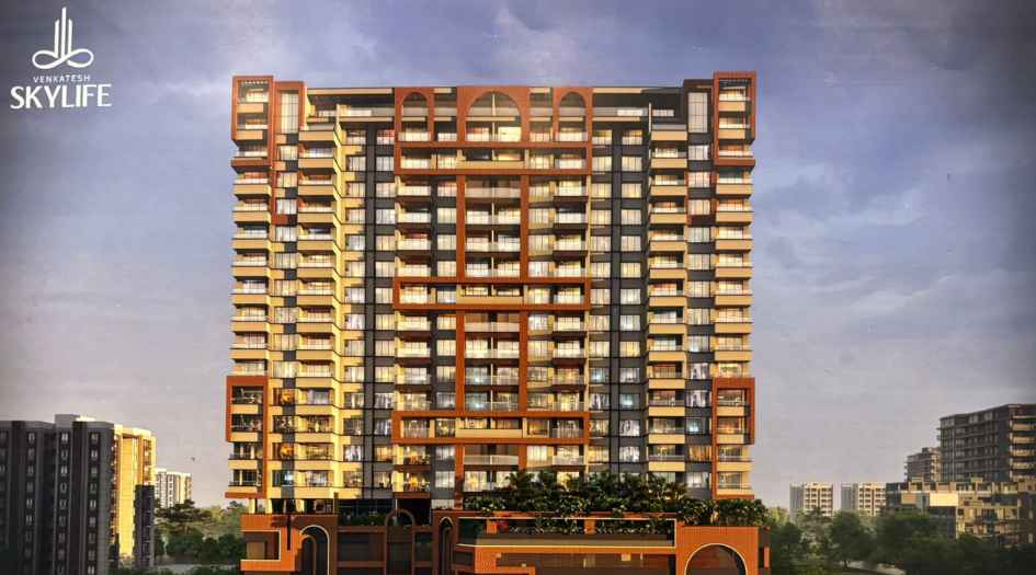 Venkatesh Skylife luxury residential tower at Sinhagad Road, Pune